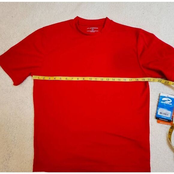 Brooks Running Tech T Shirt NWT Podium SS Bright Red Men's S - Picture 3 of 8